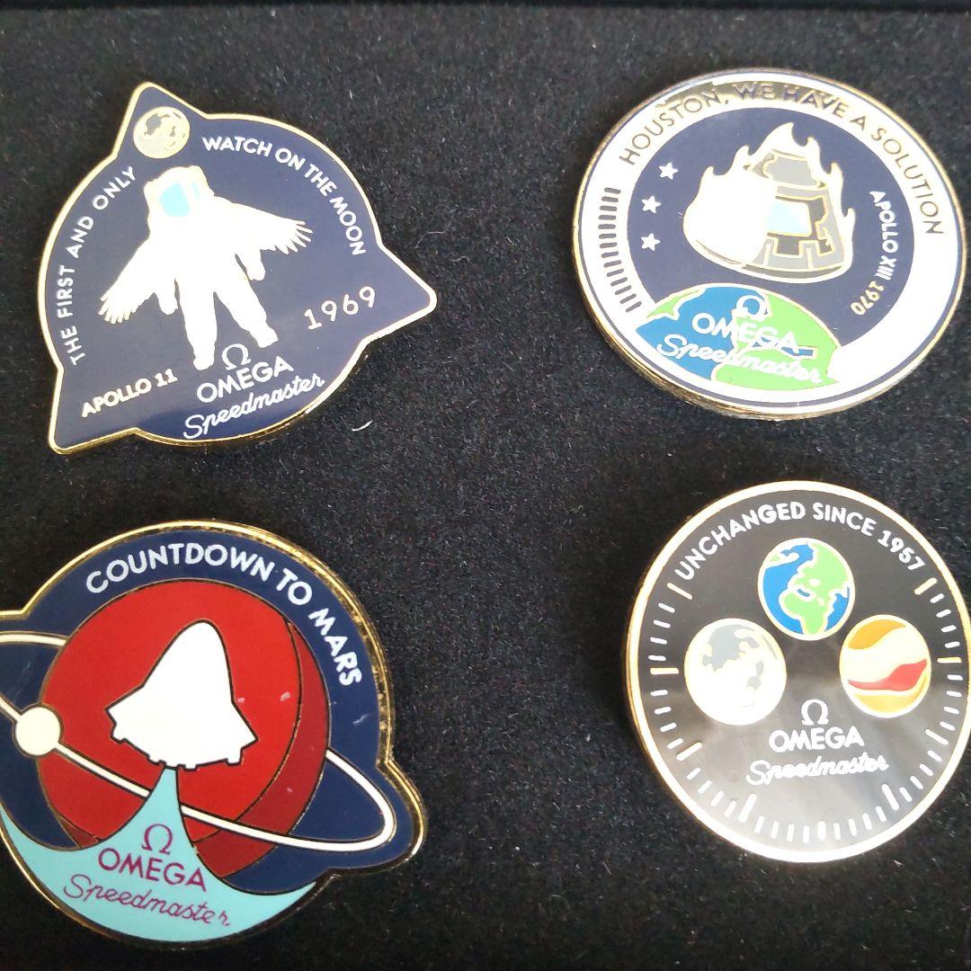 オメガ スピードマスター 月面着陸50周年記念 ノベルティ ピンズ 希少品