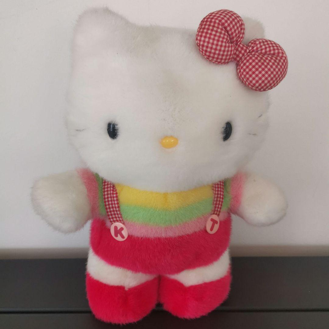 レア☆キティ ぬいぐるみ スタンディング 年代物 レトロ ふわふわ☆