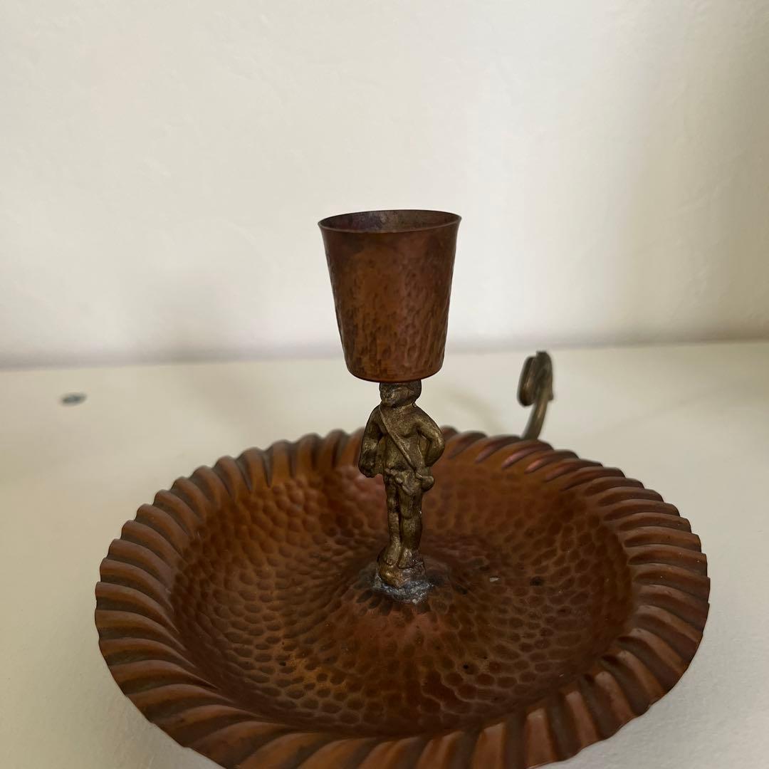 ベルギー　アンティーク　キャンドルホルダー