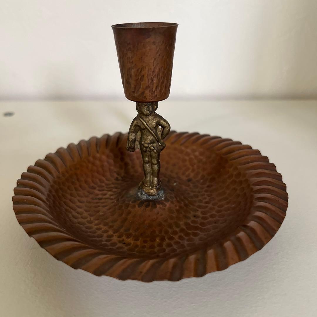 ベルギー　アンティーク　キャンドルホルダー