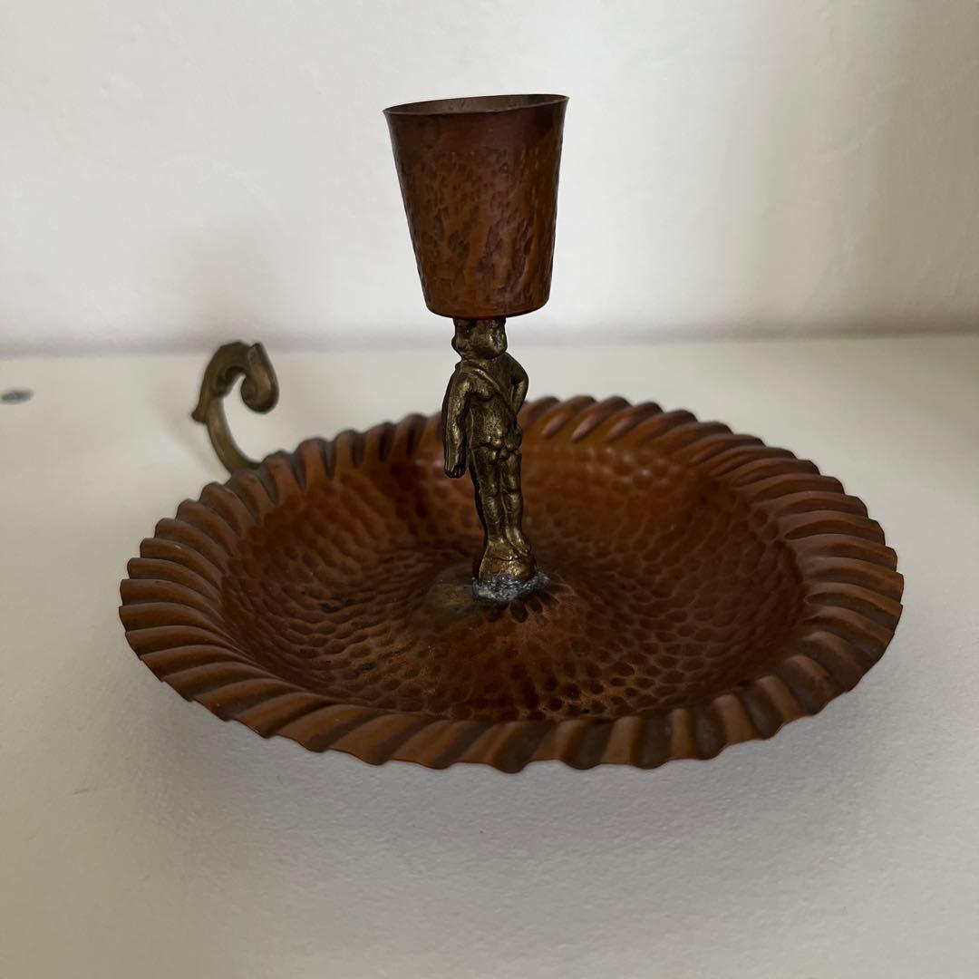 ベルギー　アンティーク　キャンドルホルダー