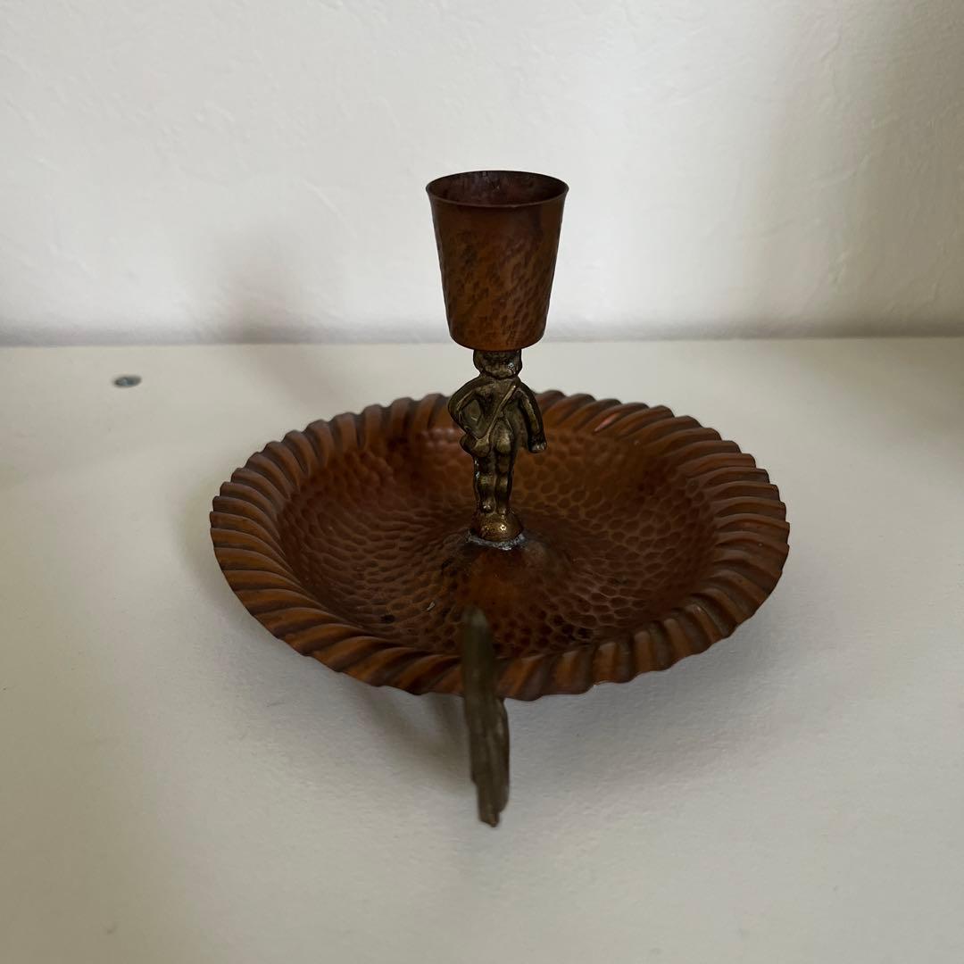 ベルギー　アンティーク　キャンドルホルダー