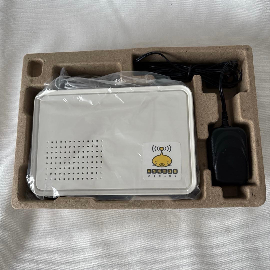 新品未使用 アイリスオーヤマ 緊急地震速報機 EQA-001