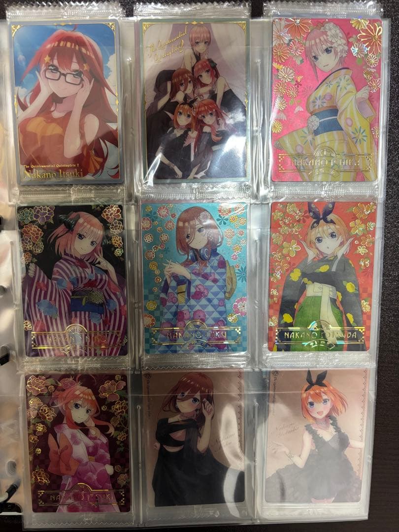 五等分の花嫁　ウエハースカード　現在までのラインナップ全種10弾フルコンプセット