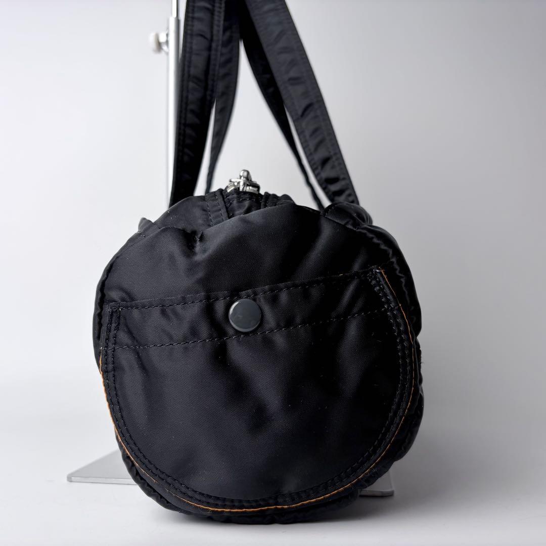 【の】PORTERポーター TANKER タンカー ミニボストンS日本製黒