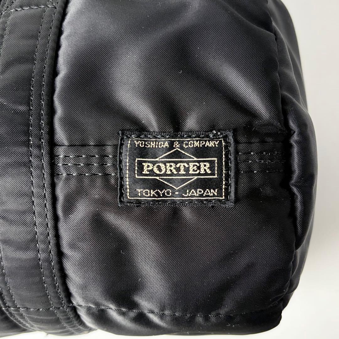 【の】PORTERポーター TANKER タンカー ミニボストンS日本製黒