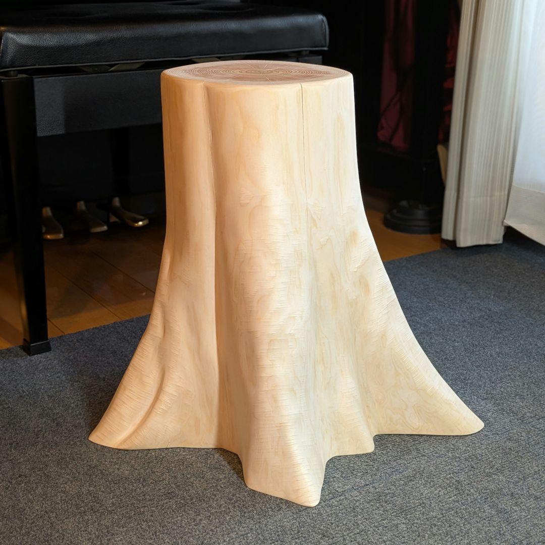 Ai　檜　切り株　丸太　椅子　スツール　 高さ約43.5㎝