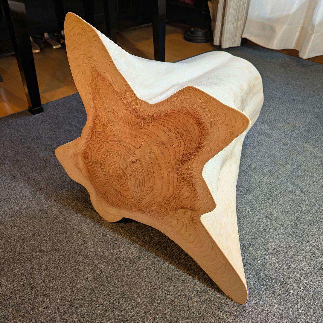 Ai　檜　切り株　丸太　椅子　スツール　 高さ約43.5㎝