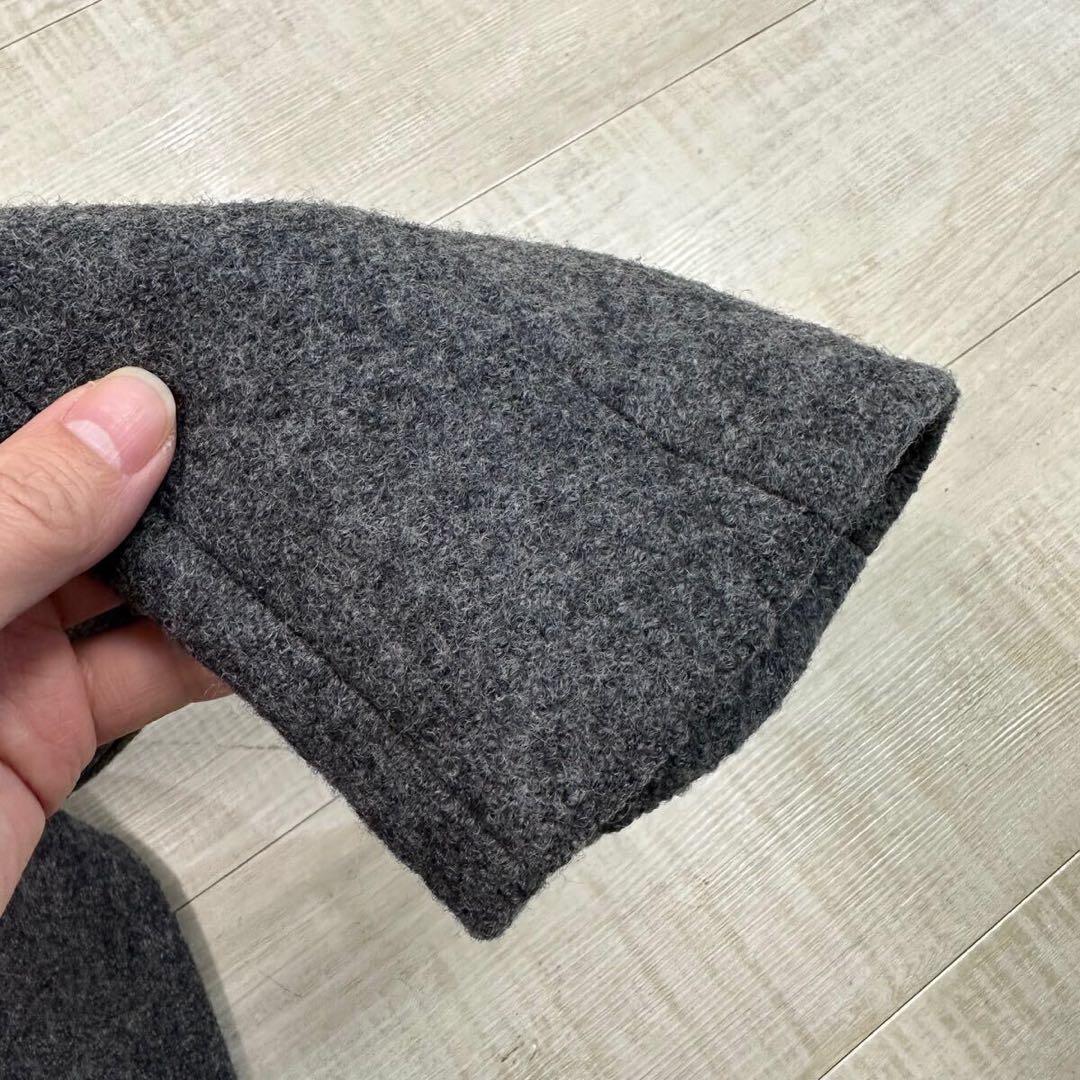 良品 DRIES VAN NOTEN チェスター ウール コート グレー 40