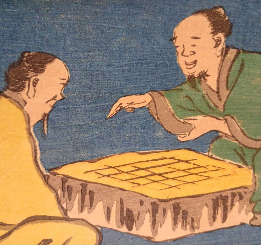 浮世絵版画、近世書画手鑑と月僊画の2枚売り、