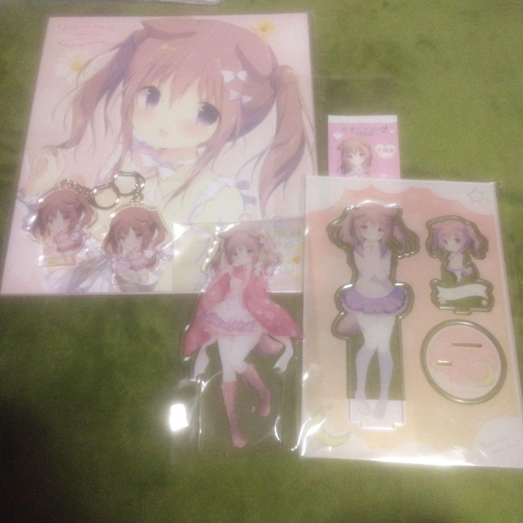 d*9様 しらたまこ　しらたま　まろん　グッズ　アクリルスタンド　色紙　アクキー