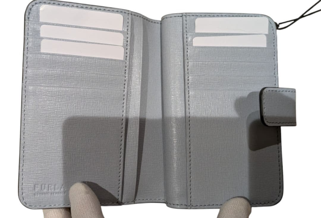 【新品未使用】 FURLA フルラ BABYLON(バビロン) M 水色　ブルー