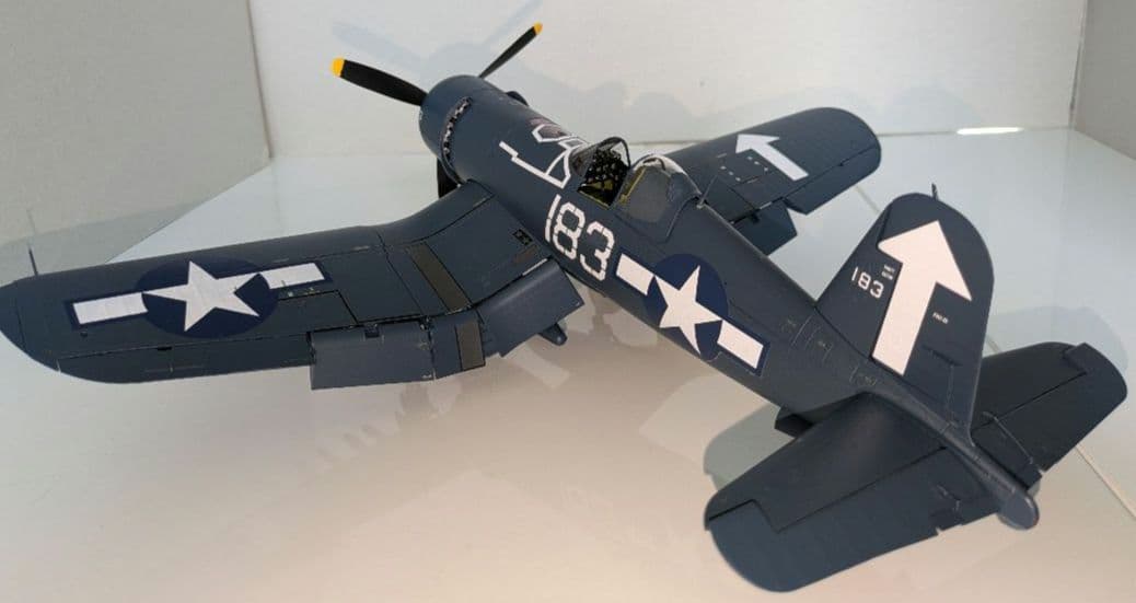 コルセアF4U-1D(プラモデル完成品1/32)