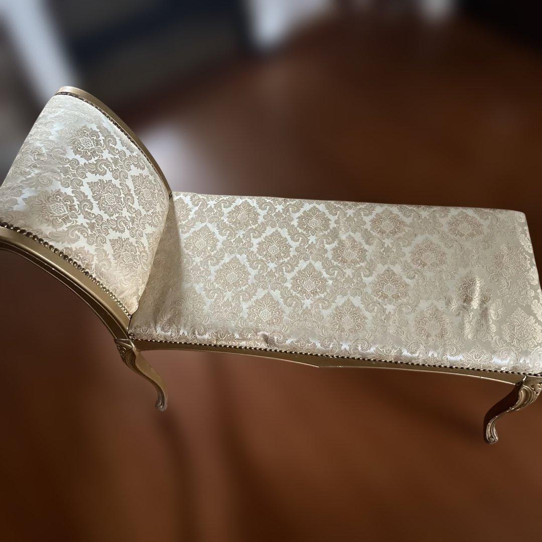 クラシックスタイル ベンチ 背もたれ付き