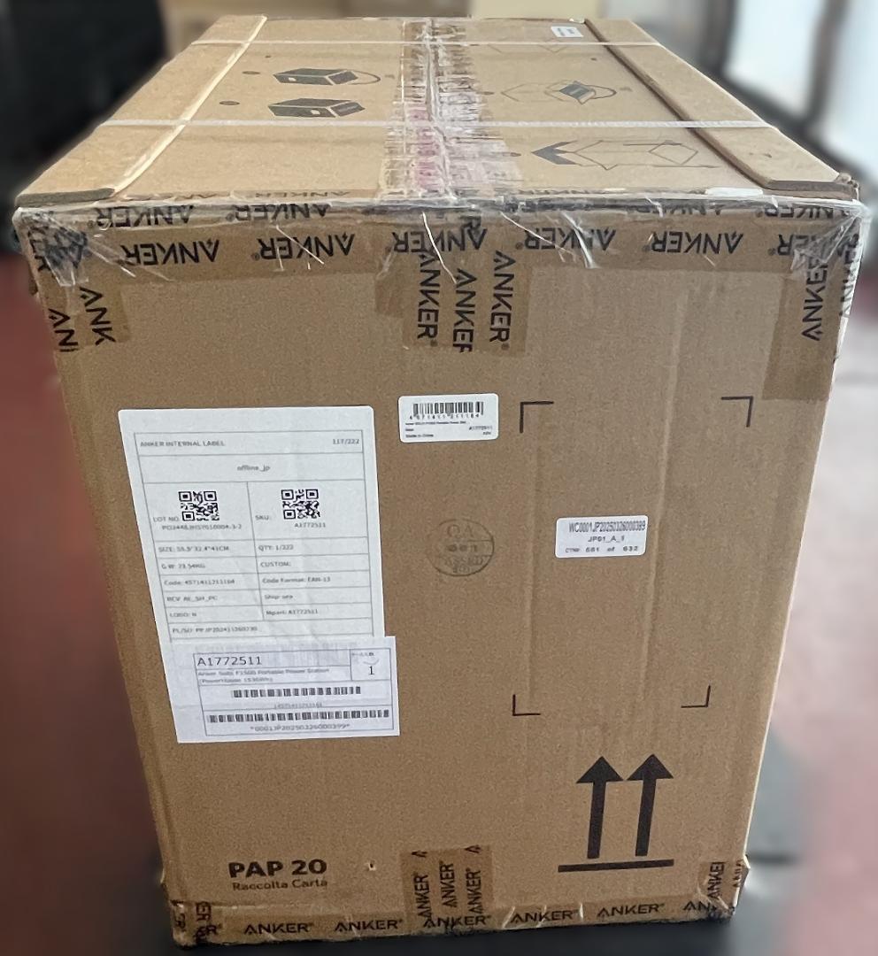 Anker アンカー ポータブル電源 A1772511 Solix F1500