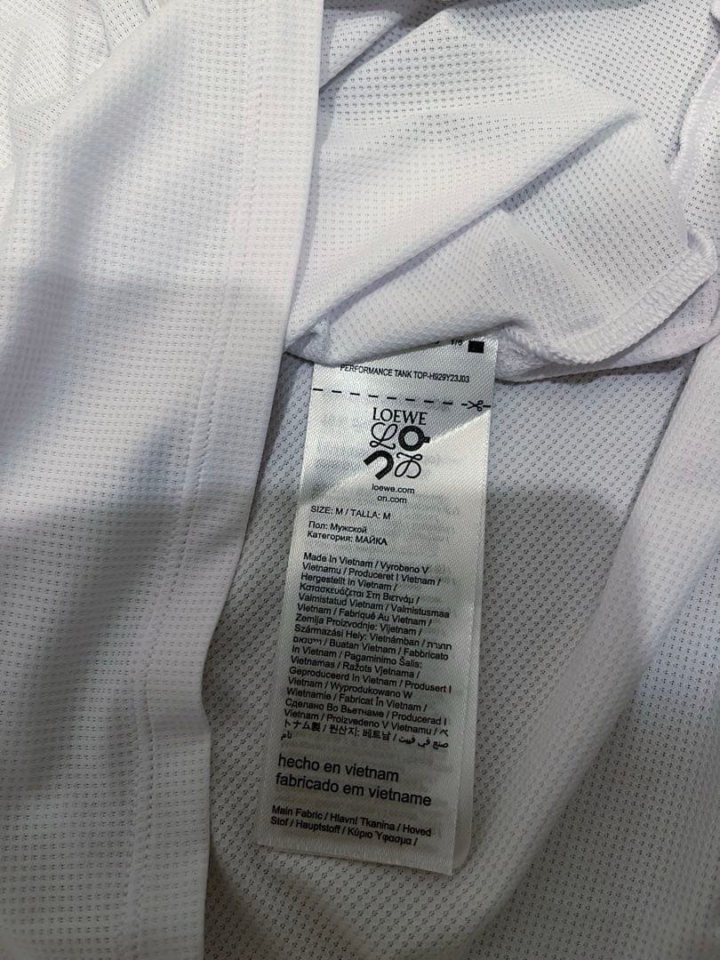 2025新作⭐︎ LOEWE × On タンクトップ Tシャツ ノースリーブ