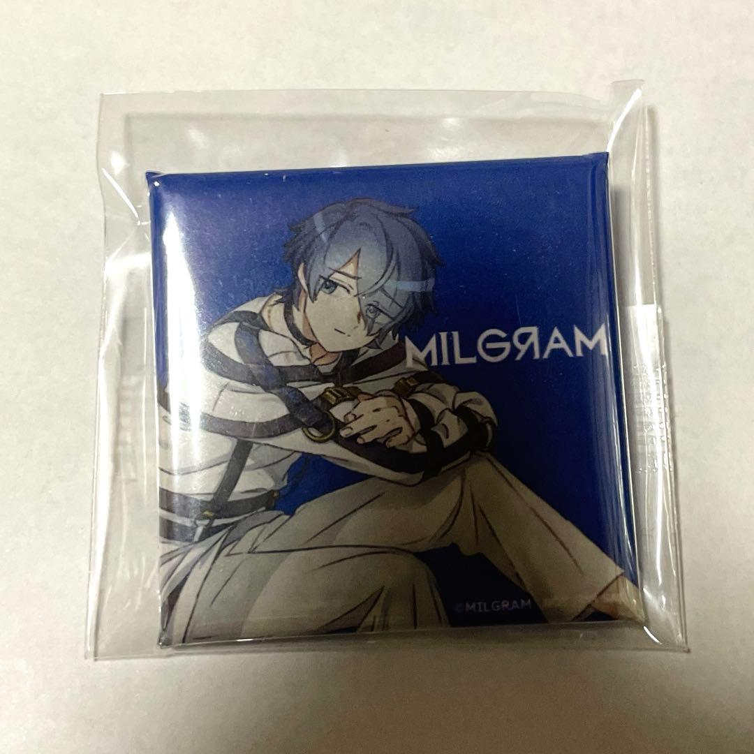 MILGRAM ハルカ　スクエア缶バッジ　特典　弱肉共食　第一審　ステラワース