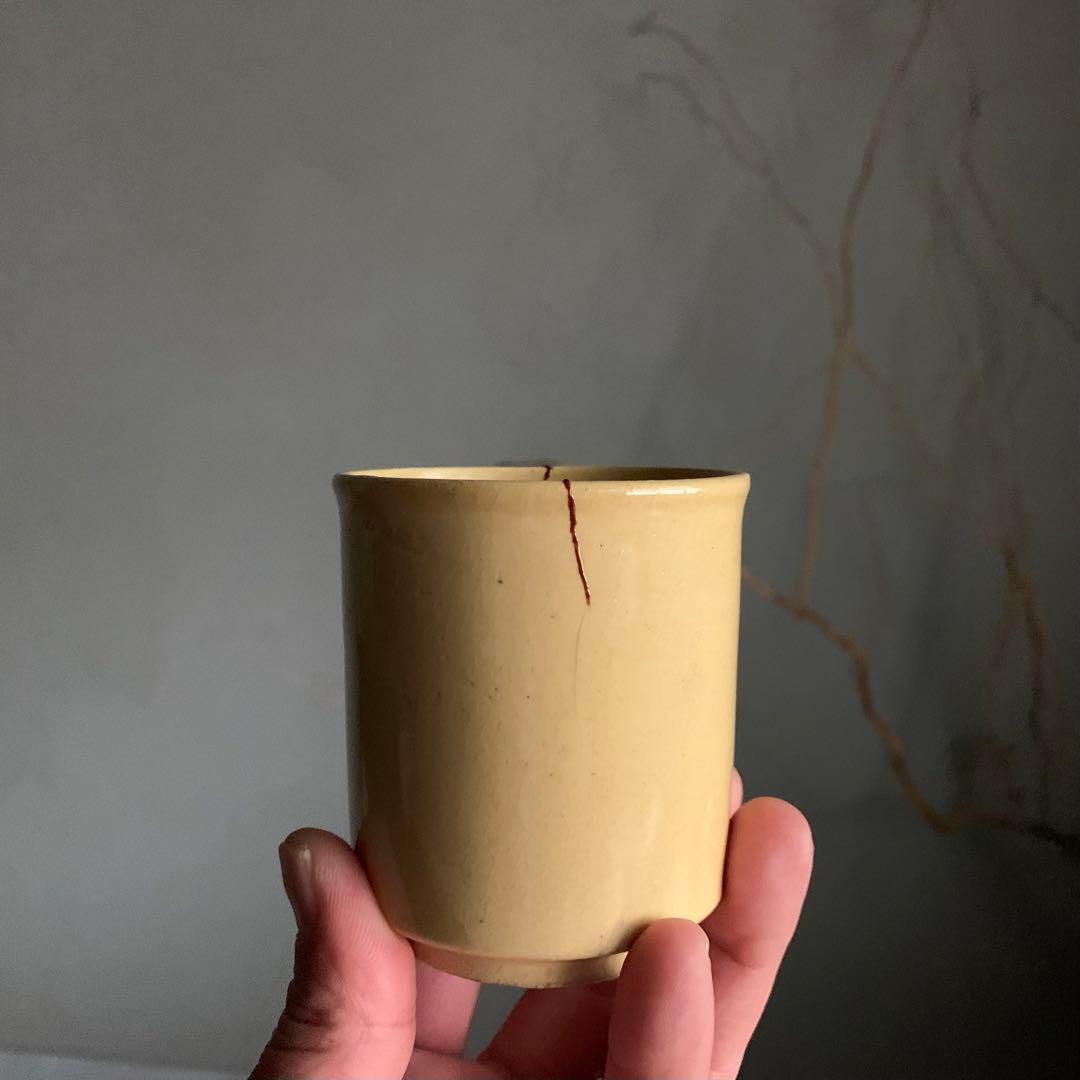 日本食堂 筒碗 湯呑み 筒盃 昭和レトロ 当時もの 古道具 アンティーク