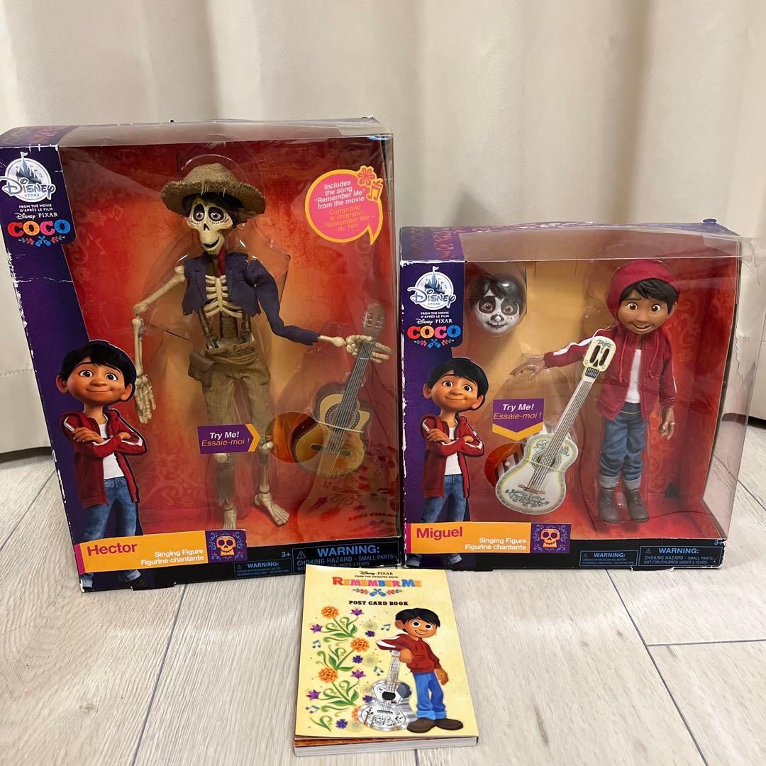 ディズニー　リメンバー・ミー　シンギングドール　ミゲル　ヘクター　セット