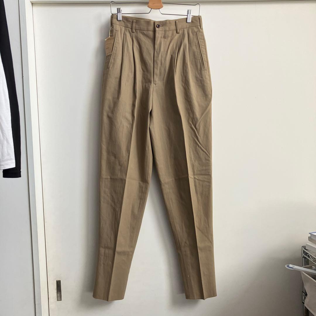 コムデギャルソン　90s チノパン　2タック　タグ付き　黒タグ