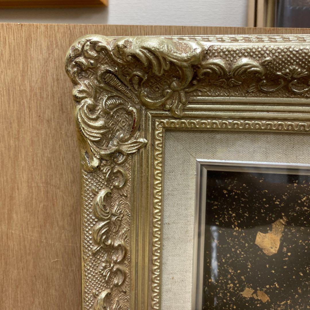 油絵絵画　中原脩(中川脩)　花飾りのプロフィール　油絵