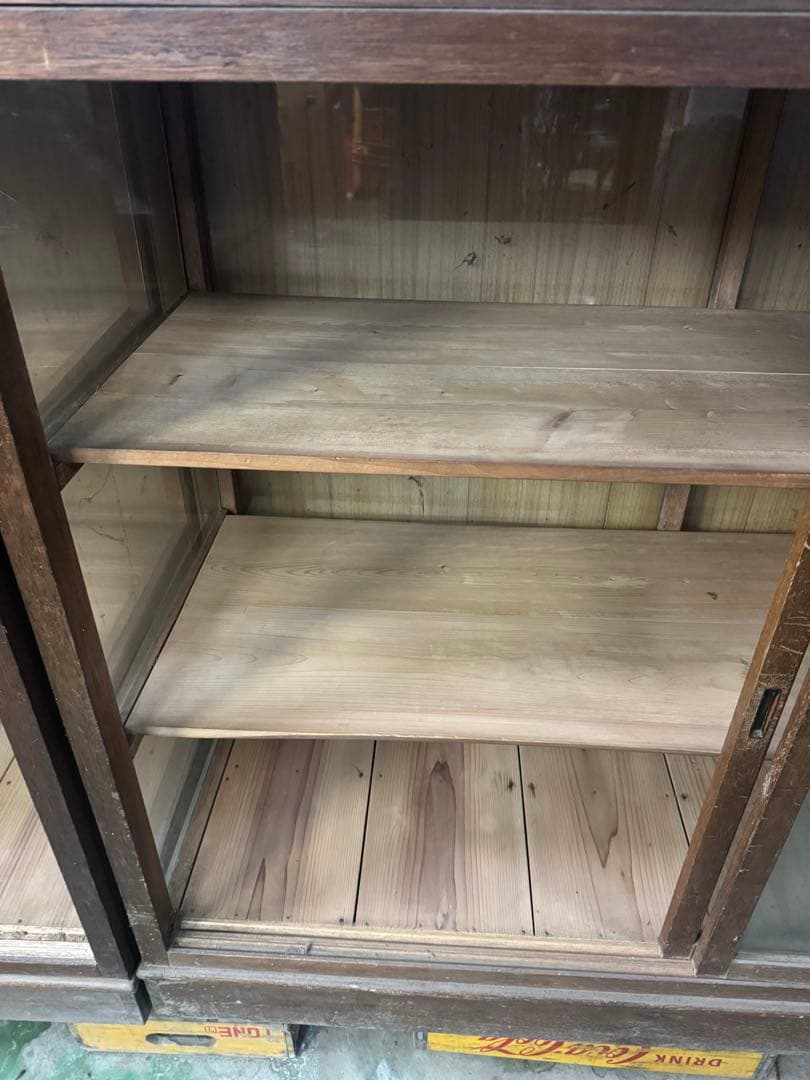 昭和レトロ 商品棚 ショーケース 引き取り限定（右側）