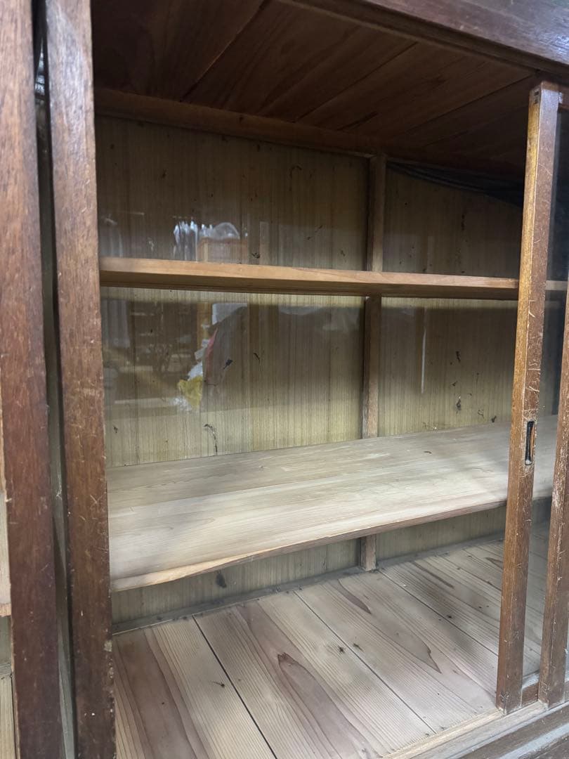 昭和レトロ 商品棚 ショーケース 引き取り限定（右側）