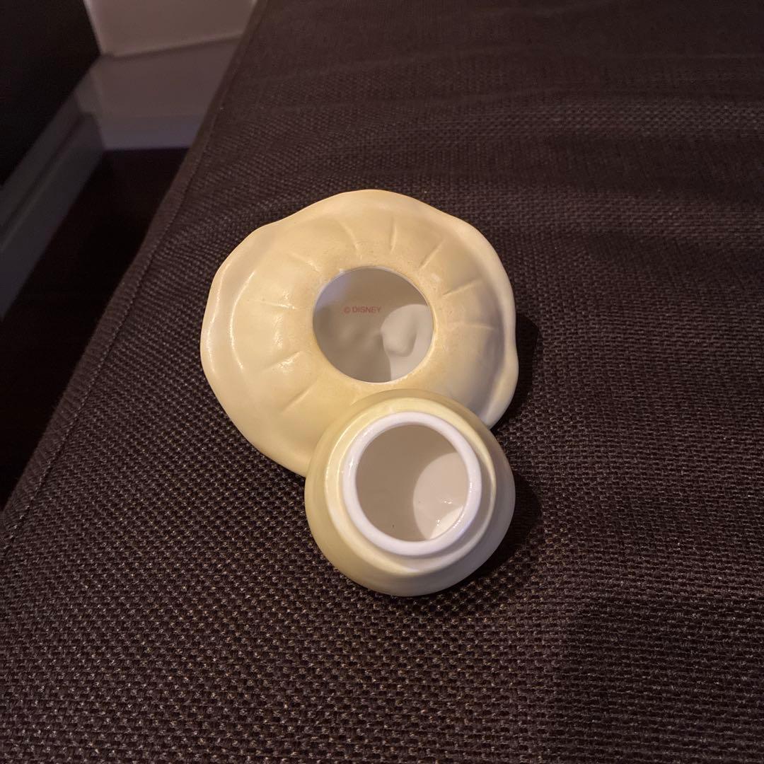 不思議の国のアリス　芋虫　陶器小物入れ