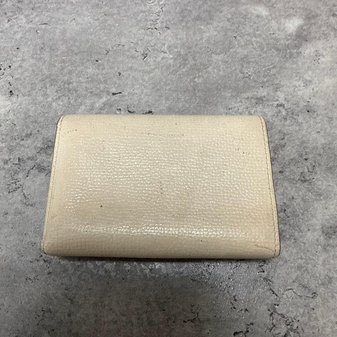 LOEWE アイボリー 三つ折り財布