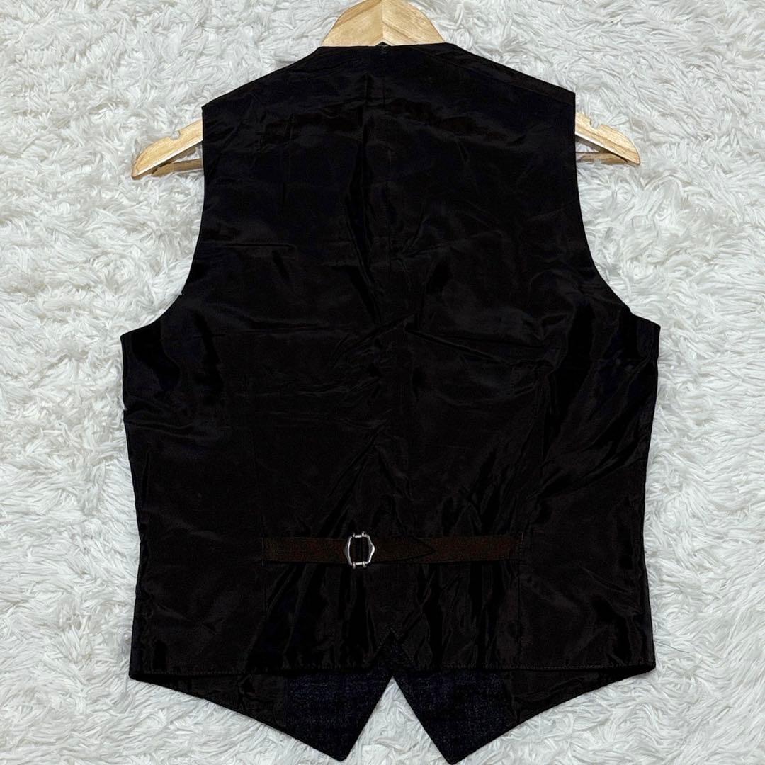 未使用 タリアトーレ ウール ベスト ジレ 44 グレー イタリア製 メンズ