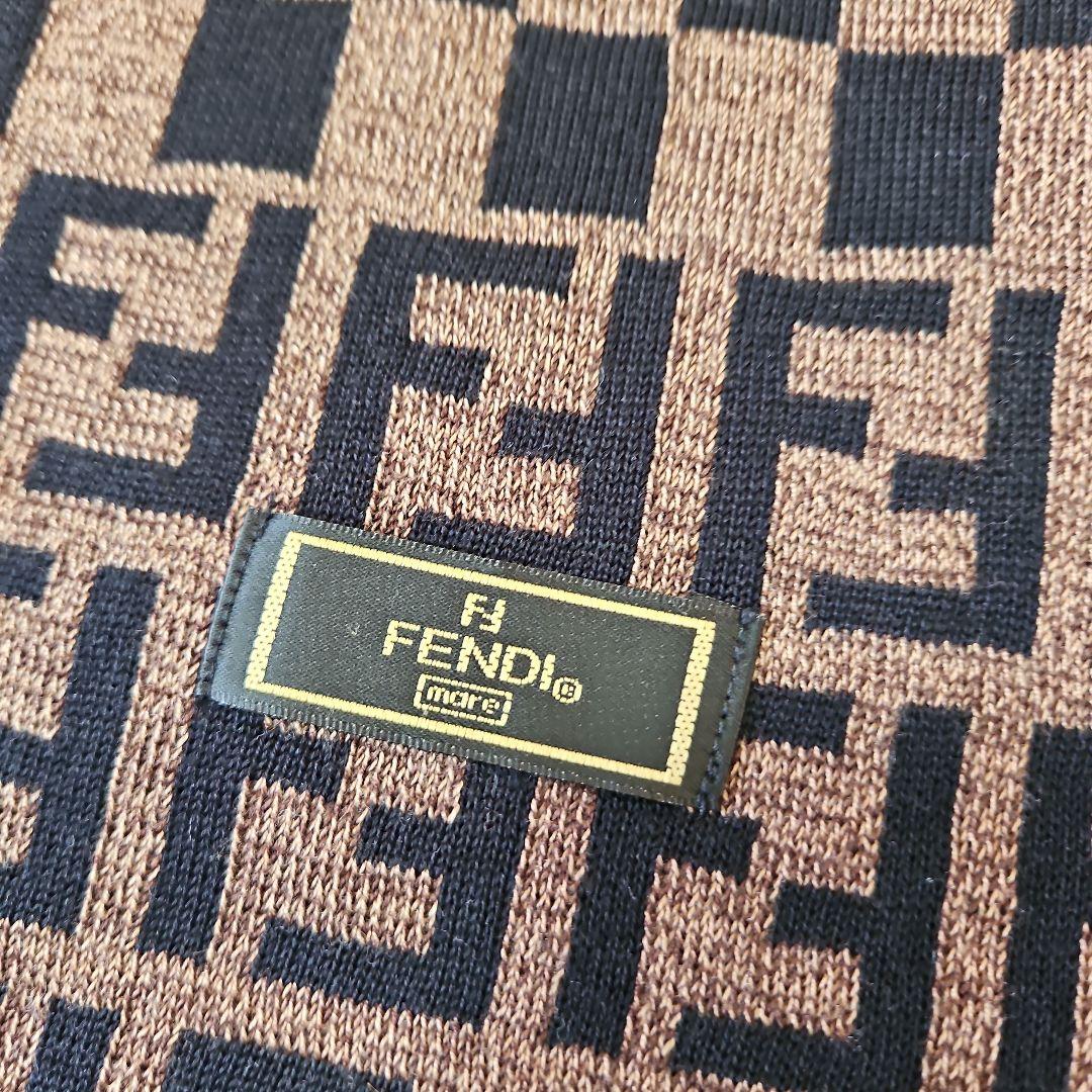 FENDI ストライプデザイン マフラー
