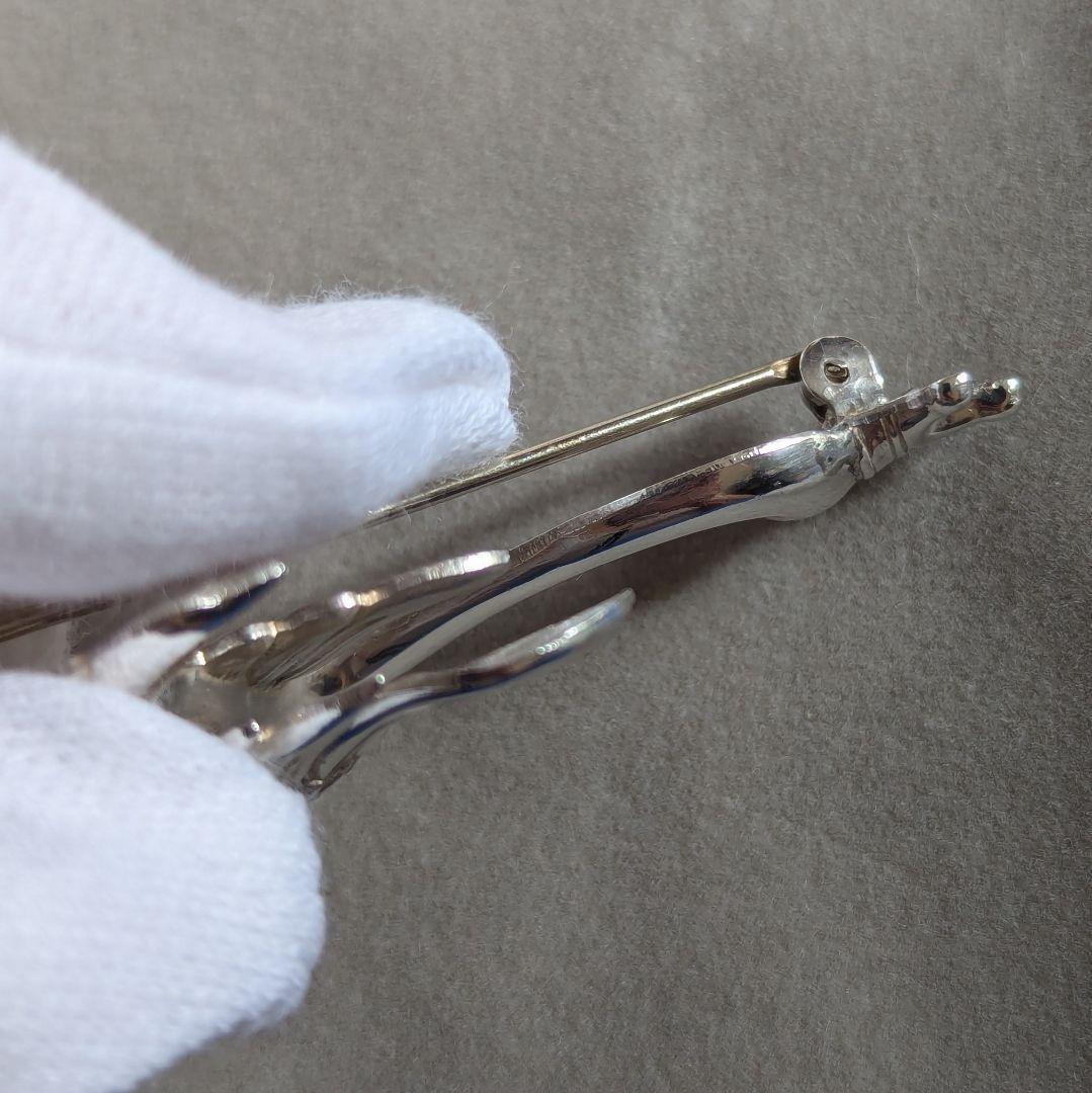 STERLING Lang社製 白鳥ブローチ ヴィンテージ