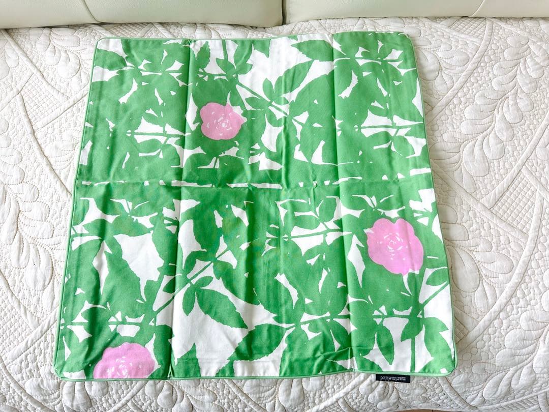 弥生☆①②枚おまとめ☆未使用品マリメッコ☆クッションカバーグリーン