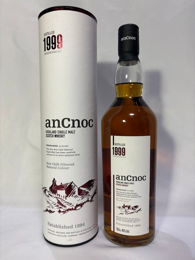 【未開栓・箱付】アンノック(anCnoc)シングルモルトウイスキー 6本セット