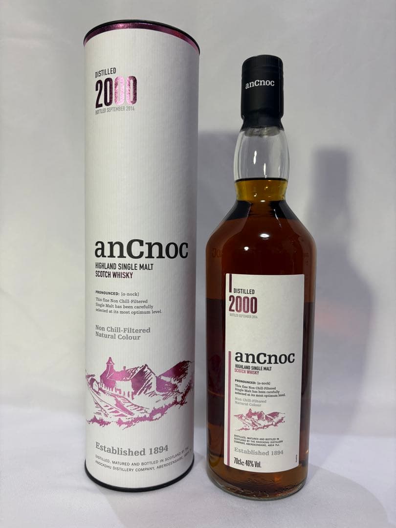 【未開栓・箱付】アンノック(anCnoc)シングルモルトウイスキー 6本セット