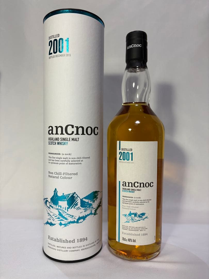 【未開栓・箱付】アンノック(anCnoc)シングルモルトウイスキー 6本セット