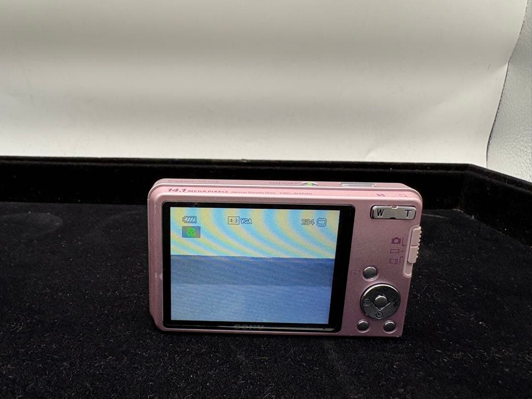 【美品】SONY Cyber-shot DSC-W350D ジュエルピンク