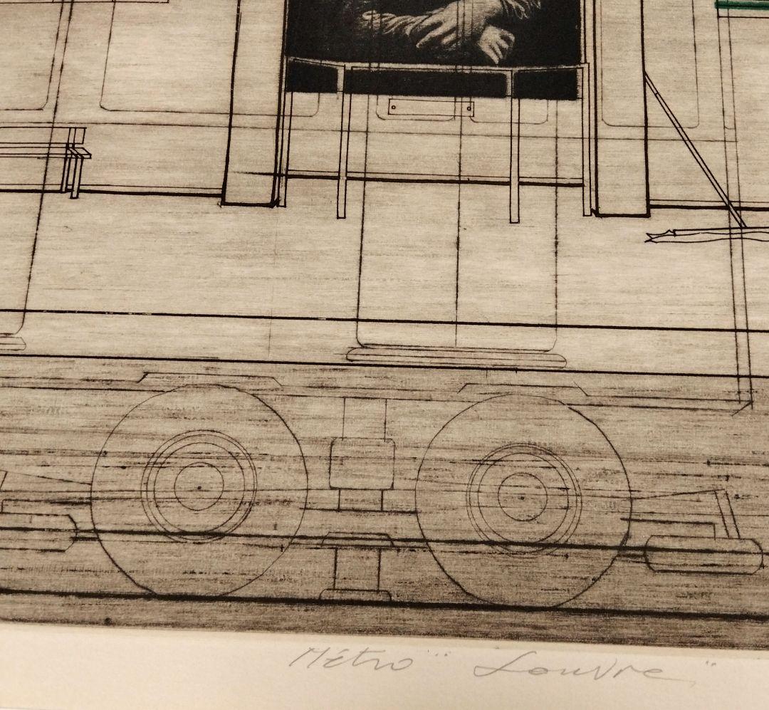 ☆ 野口明美 METRO LOUVRE エッチング