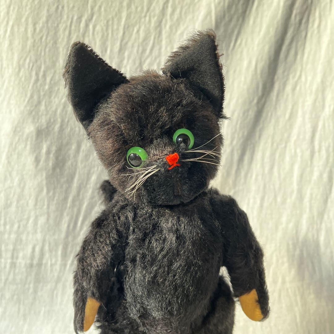 ドイツ　アンティーク　黒ねこ　kersa