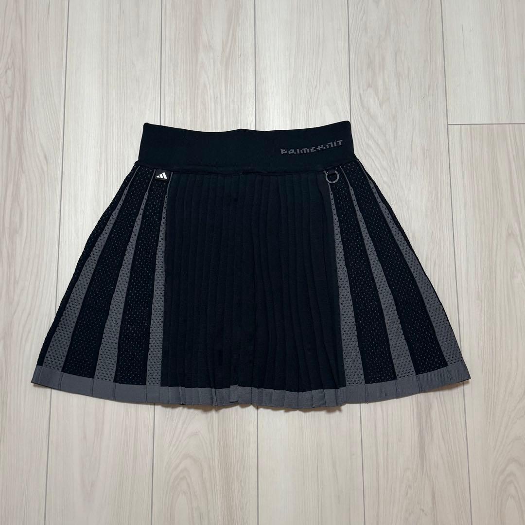 アディダス セットアップ プリーツスカート セーター 長袖 ニット 秋冬 可愛い