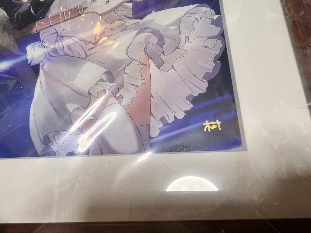 WHITE ALBUM2　複製原画　なかむらたけし　直筆サイン入り　学園祭