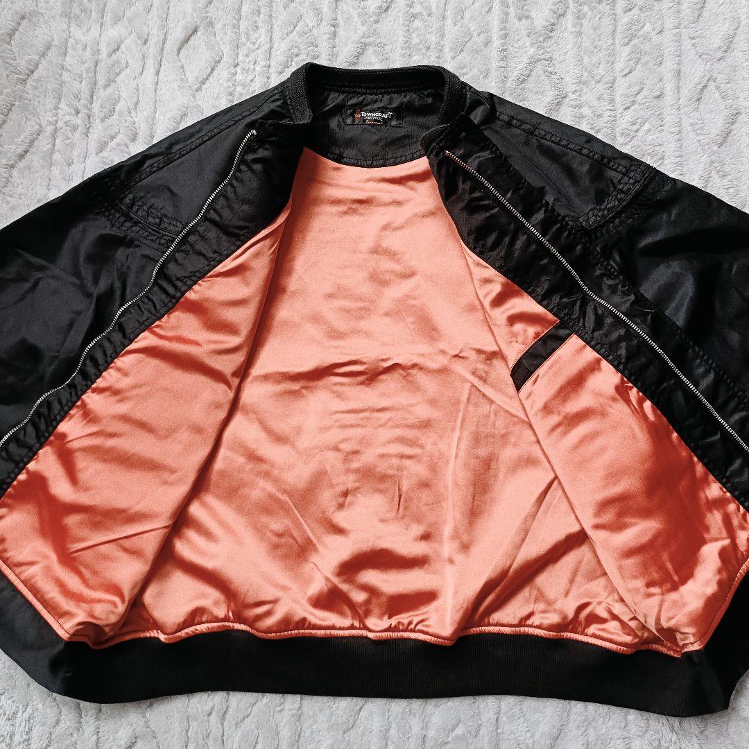 TOWNCRAFT ダービージャケット　カップショルダー ナイロン レーヨン M