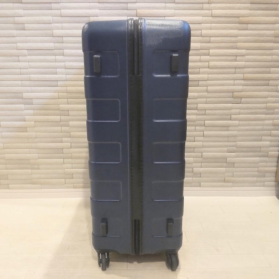 【廃盤】無印良品 バーの高さを自由に調節できるストッパー付き キャリー 85L