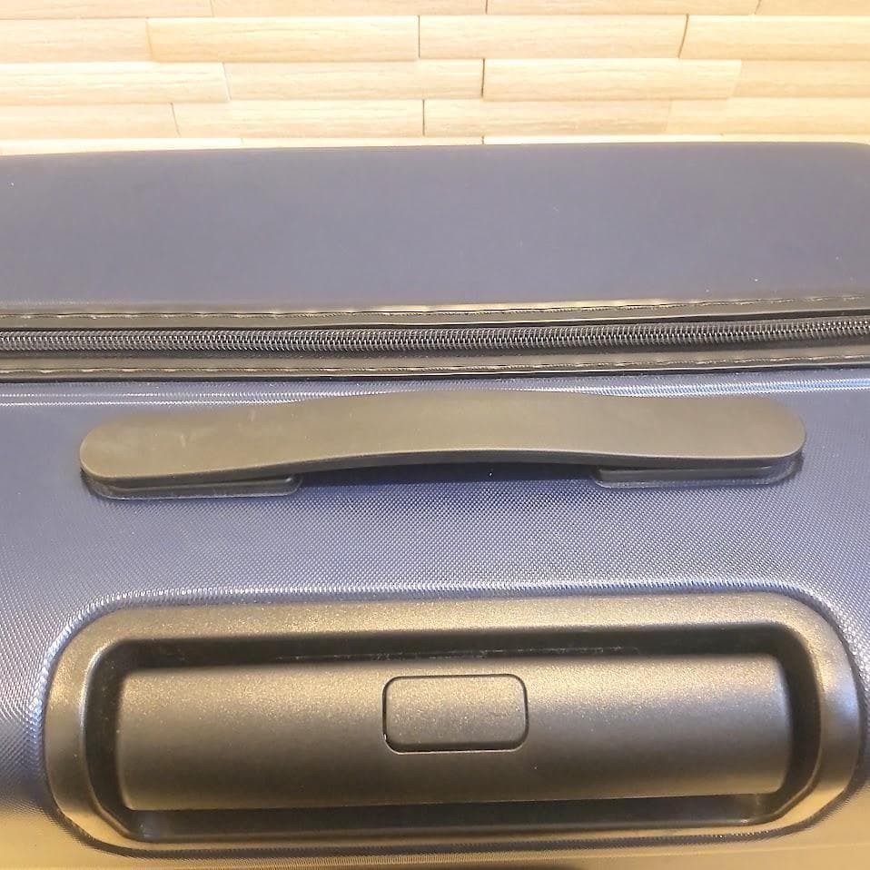 【廃盤】無印良品 バーの高さを自由に調節できるストッパー付き キャリー 85L