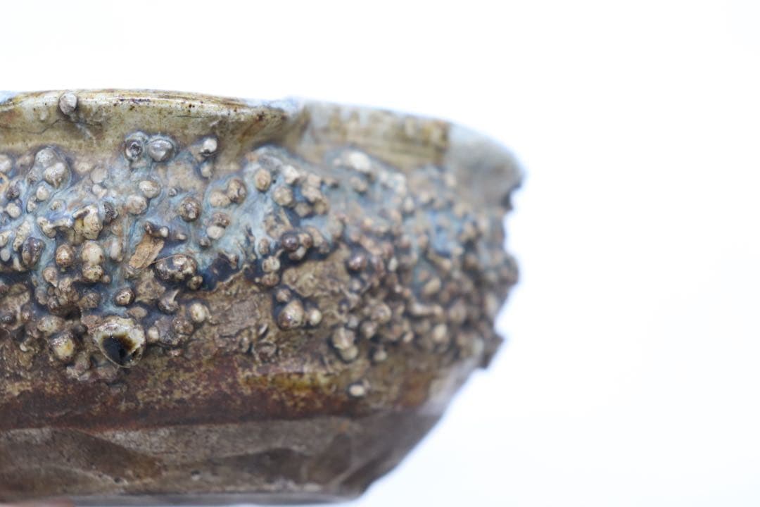 古相馬焼　建水　茶道具　送料込み250510