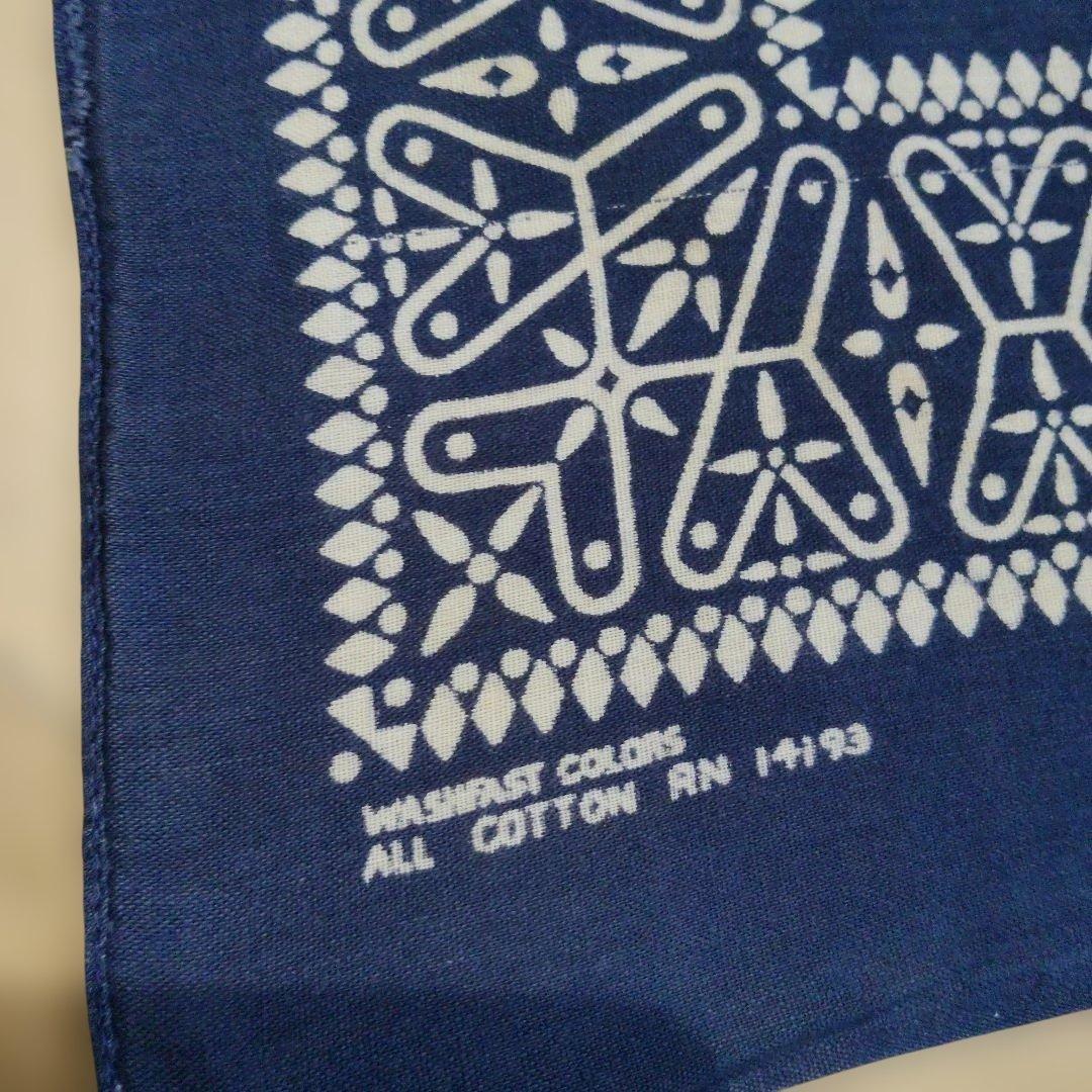 60s オリジナル　クロスバンダナ　vintage