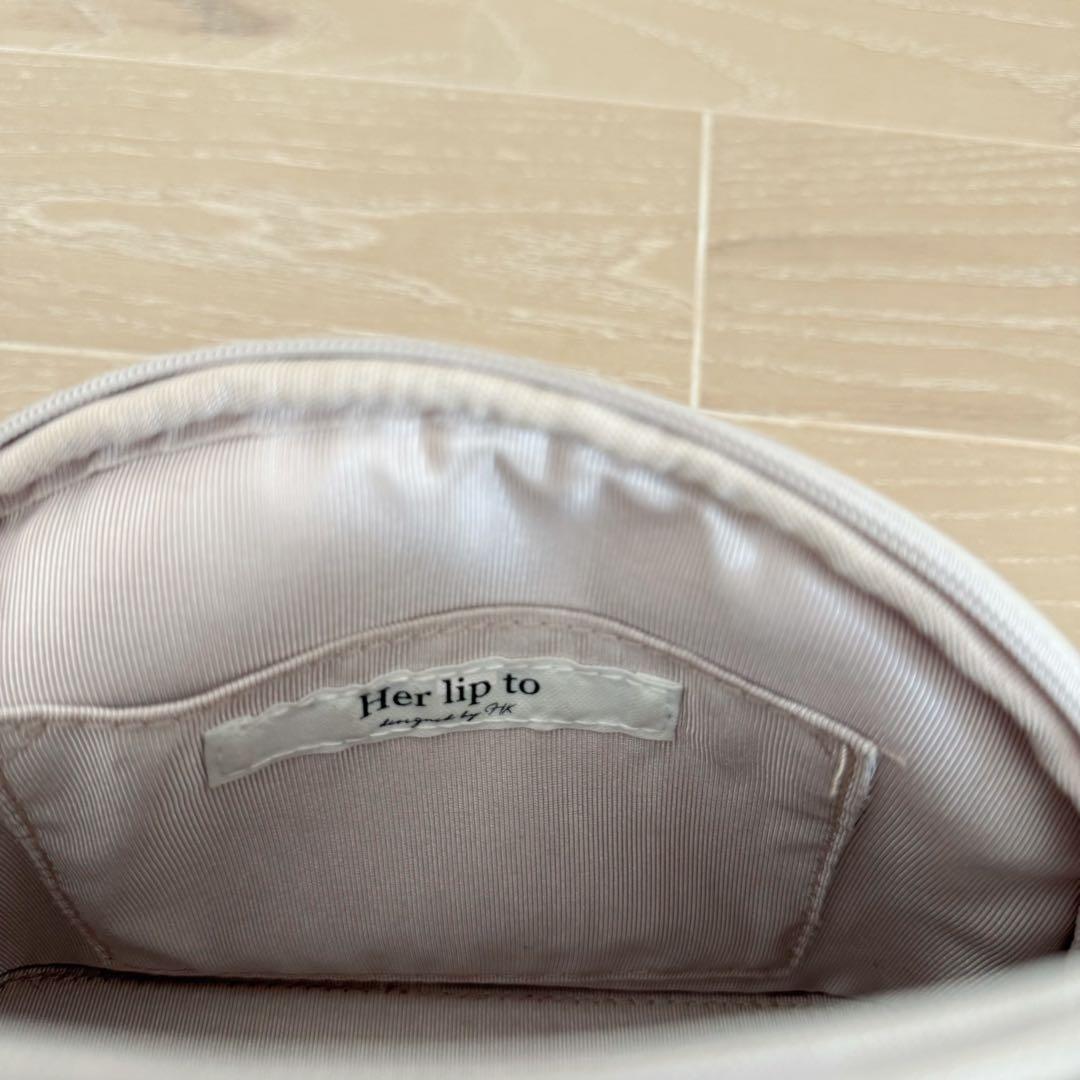 Jacquard Chain Pochette Herlipto バッグ