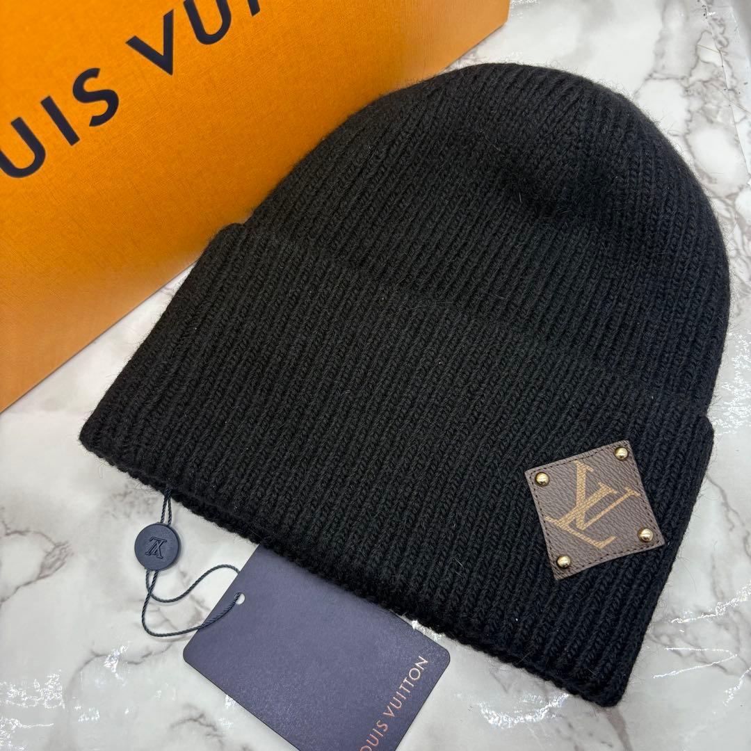 【新品未使用】ルイヴィトン ボネ LVビー二ー モノグラム ニット帽