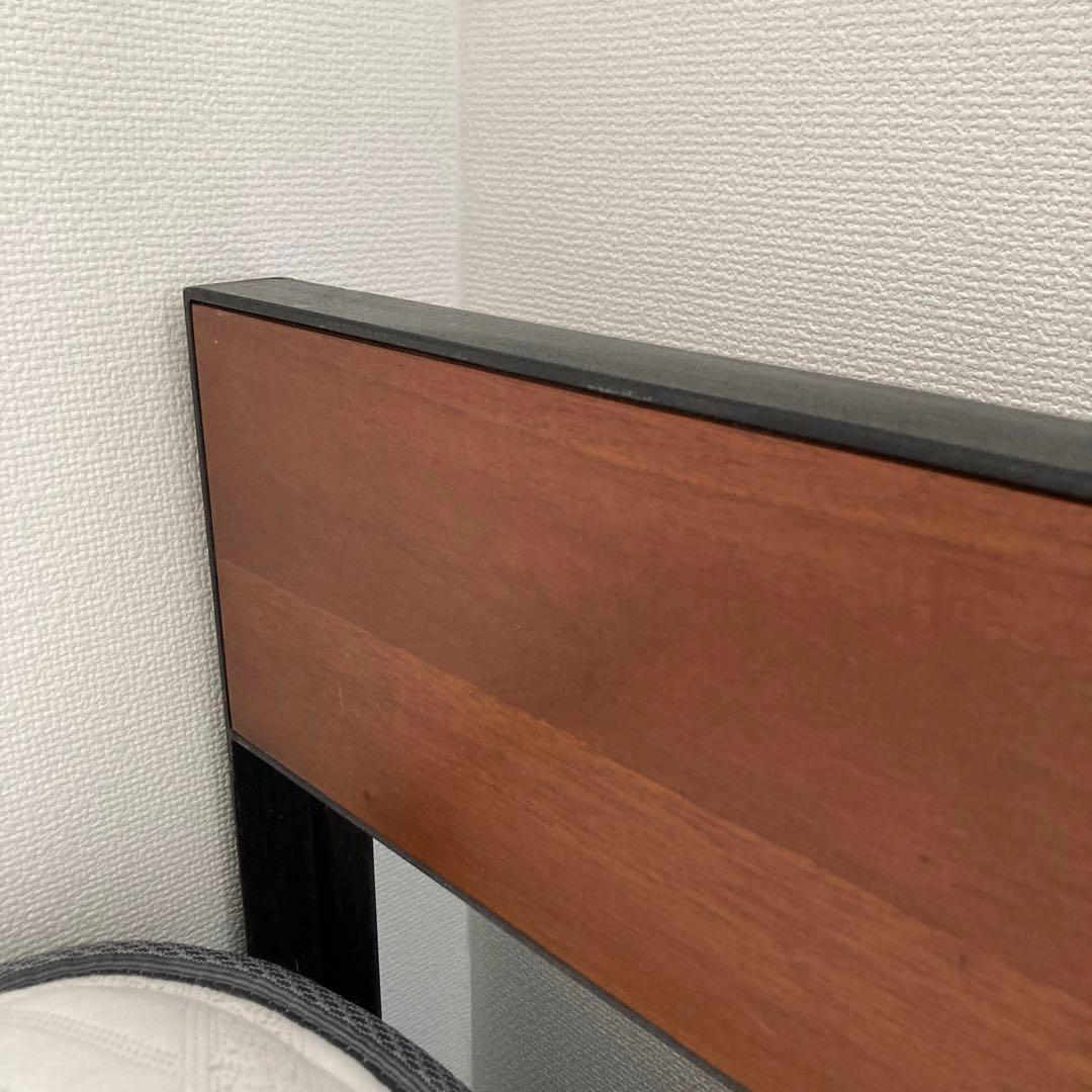 UNICO LUMBERアイアンベッドフレーム(シングル)+ニトリマットレス