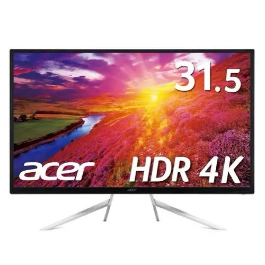 Acer 31.5インチ 4K モニター ET322qKAbmiipx ブラック